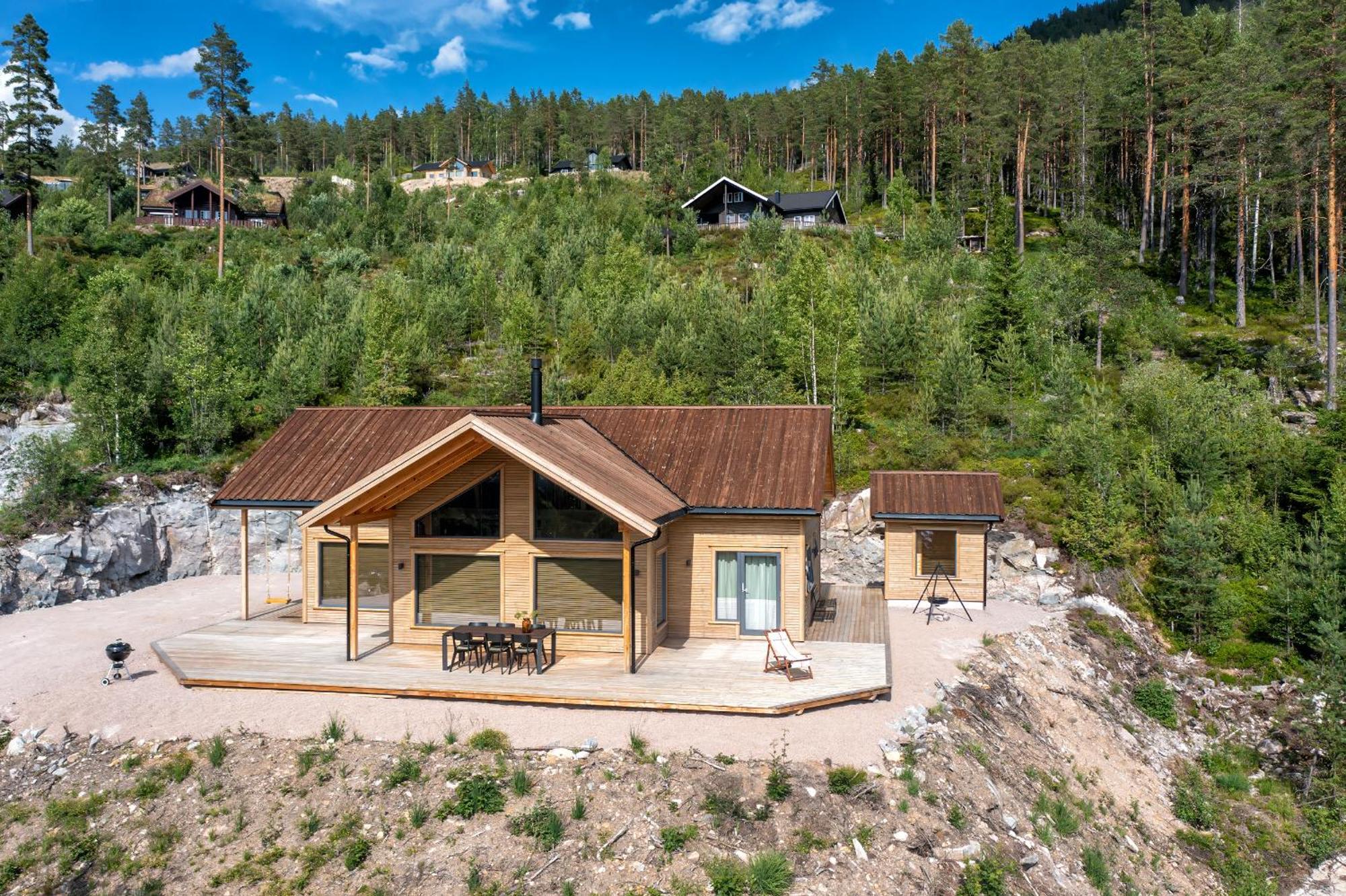 Furuheim Lodge, 4 Seizoenen Vakantiehuis Met Fantastisch Uitzicht Vrådal Eksteriør billede